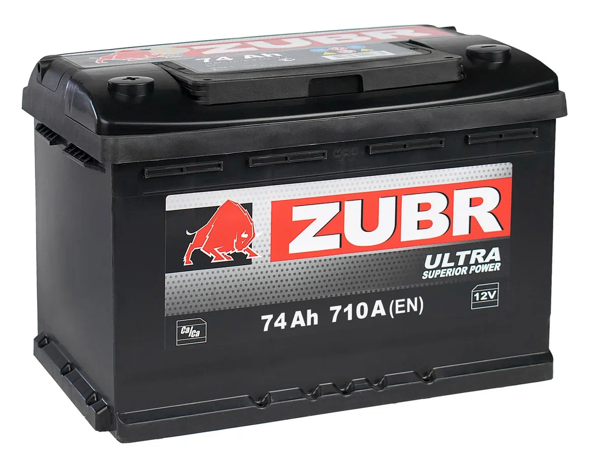 Аккумулятор ZUBR ULTRA 74.0 А/ч 242*175*175 710EN  низкий о/п